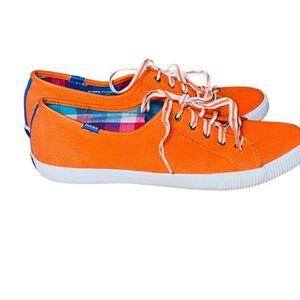 Keds Champion Originals sneakers Celeb Prep Tangerine Round Toe style WF42095M